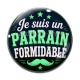 Cabochon Verre - je suis un parrain formidable