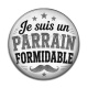 Cabochon Résine - je suis un parrain formidable