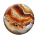 Cabochon Verre - fond pierre