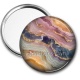 Miroir de poche - fond pierre