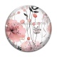Cabochon Verre - fleur