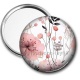 Miroir de poche - fleur