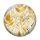 Cabochon Verre - feuille 