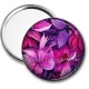 Miroir de poche - fleur et feuille