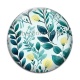 Cabochon Verre - feuille