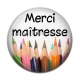 Cabochon Résine - merci maîtresse