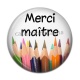 Cabochon Résine - merci maître