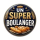 Cabochon Résine - un super boulanger