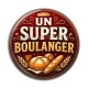 Cabochon Résine - un super boulanger