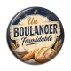 Cabochon Résine - un boulanger formidable