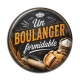 Cabochon Résine - un boulanger formidable
