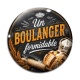 Cabochon Verre - un boulanger formidable