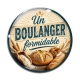 Cabochon Verre - un boulanger formidable