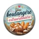 Cabochon Résine - une boulangère extraordinaire