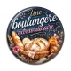 Cabochon Résine - une boulangère extraordinaire