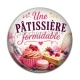 Cabochon Résine - une pâtissière formidable