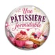 Cabochon Verre - une pâtissière formidable