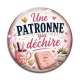 Cabochon Verre - une patronne qui déchire