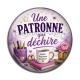 Cabochon Résine - une patronne qui déchire