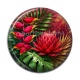 Cabochon Résine - fleur exotique