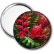 Miroir de poche - fleur exotique
