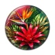 Cabochon Résine - fleur exotique