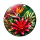Cabochon Verre - fleur exotique