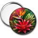 Miroir de poche - fleur exotique