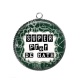 Pendentif Cabochon Argent - super prof de math