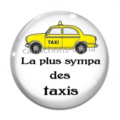 Cabochon Verre - la plus sympa des taxis