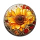 Cabochon Résine - tournesol