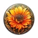 Cabochon Résine - tournesol