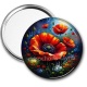 Miroir de poche - coquelicot