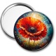 Miroir de poche - coquelicot