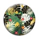 Cabochon Verre - feuille exotique 
