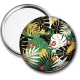 Miroir de poche - feuille exotique 