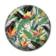 Cabochon Résine - feuille exotique