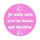 prof de danse