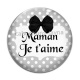 Cabochon Verre - maman je t'aime