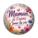 Cabochon Résine - maman je t'aime pour la vie