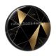 Cabochon Résine - Fond Géométrique