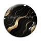 Cabochon Verre - fond vague