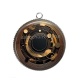 Pendentif Cabochon Argent - spirale