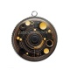 Pendentif Cabochon Argent -  spirale