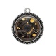 Pendentif Cabochon Argent -  spirale