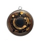 Pendentif Cabochon Argent -  spirale