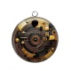 Pendentif Cabochon Argent -  spirale