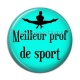 Cabochon Résine - meilleur prof de sport
