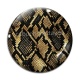 Cabochon Verre - fond peau animal 