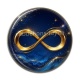 Cabochon Résine - signe infini